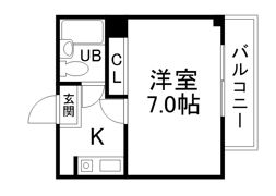 フルール新在家の間取り画像