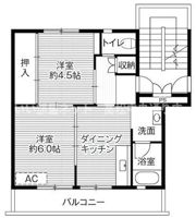 ビレッジハウス詫間1号棟の間取り画像
