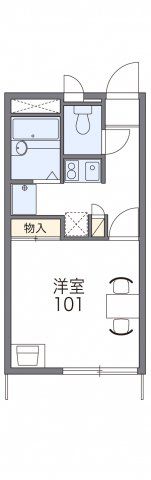 レオパレスユウ＆アイの間取り画像