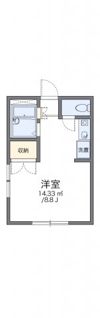 レオパレス中町の間取り画像