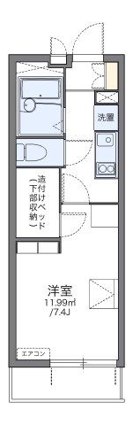 レオパレス華の間取り画像