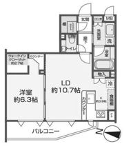 ディーバウイングときわ台の間取り画像