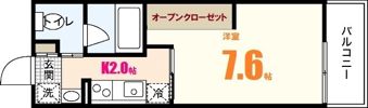 ポルトボヌール山本の間取り画像