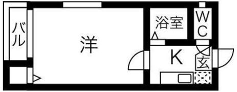 シャトー道徳の間取り画像