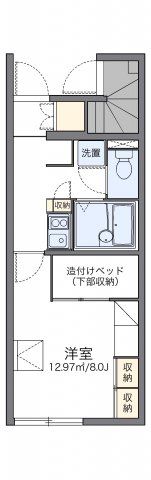 レオパレスアトリオ Aの間取り画像