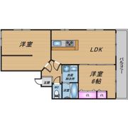 鷺洲マンションの間取り画像