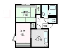 グリーンバレーの間取り画像