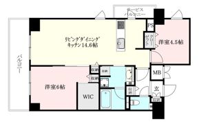 GARIREO TRENTE FORET TOWERの間取り画像