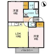 セジュールすばる Bの間取り画像