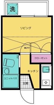 レオパレス朝霞台第2の間取り画像