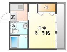 レジデンス伊島B棟の間取り画像