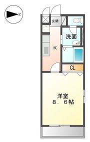 アンジュの間取り画像