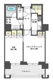 グランフロント大阪オーナーズタワー809号室の間取り画像