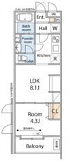 （仮称）リブリ・蕨市中央③の間取り画像