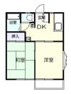 エステート連取の間取り画像