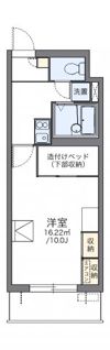 レオパレスパルコートFの間取り画像