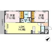HOPE LODGE Kの間取り画像