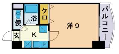 ラフィネ美野島の間取り画像
