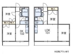 レオパレス本城の間取り画像