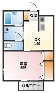 DEN仏向町の間取り画像