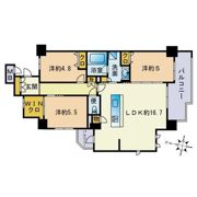 クリオ大橋の間取り画像