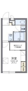 レオパレスひかりの間取り画像