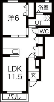 アルページュの間取り画像