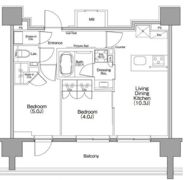 ザ・パークハビオ行徳駅前の間取り画像