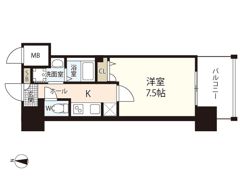 S－RESIDENCE国泰寺町一丁目の間取り画像