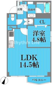 神奈川新町コーポの間取り画像