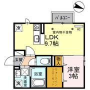 シェレトワレ上冨居 A棟の間取り画像