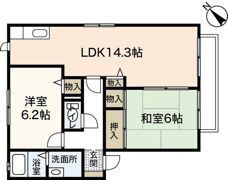 クレール A棟の間取り画像