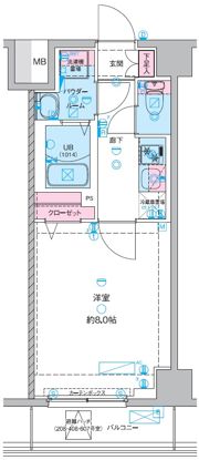 GENOVIA青砥Ⅱの間取り画像