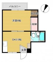 コーポカワモトの間取り画像