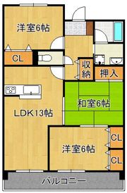 マキシム足立の間取り画像