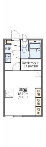 レオパレスクレールの間取り画像