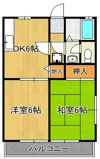ビーライン上吉田 A棟の間取り画像