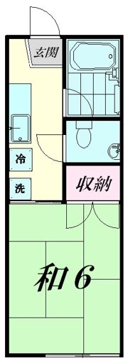 シティーハイツタナカの間取り画像
