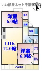 クレールメゾンBの間取り画像