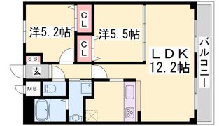 アムシュロス神戸北の間取り画像