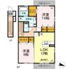 D-room清住Ⅱの間取り画像