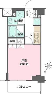 ザ・パークハビオ三軒茶屋テラスの間取り画像
