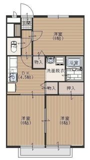フローラふじみ野Aの間取り画像