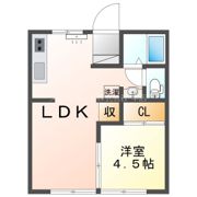 二葉葵荘Aの間取り画像