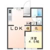二葉葵荘Aの間取り画像