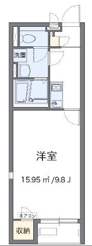 レオネクストスフィア田中の間取り画像