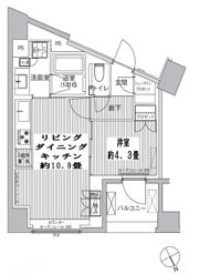 ヘキサート六本木の間取り画像