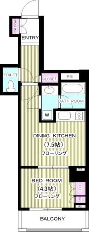 オープンレジデンシア中野ステーションサイドの間取り画像