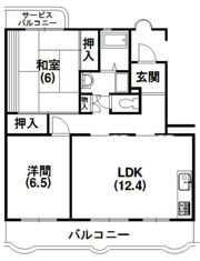 カーサフォルテの間取り画像