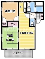 ハイツキララB棟の間取り画像